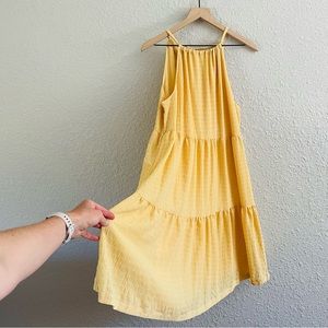 A New Day Yellow Midi Dress
